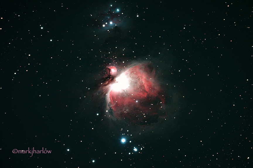 M42 Orions Nebula pictures best by Mark J Harlow Night Skies Blog