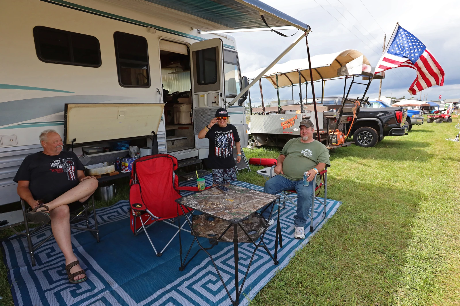 People gather for the Lucas Oil NHRA Nationals on Thursday, Aug. 15, 2024, at Brainerd International Raceway. Kelly Humphrey - Brainerd Dispatch