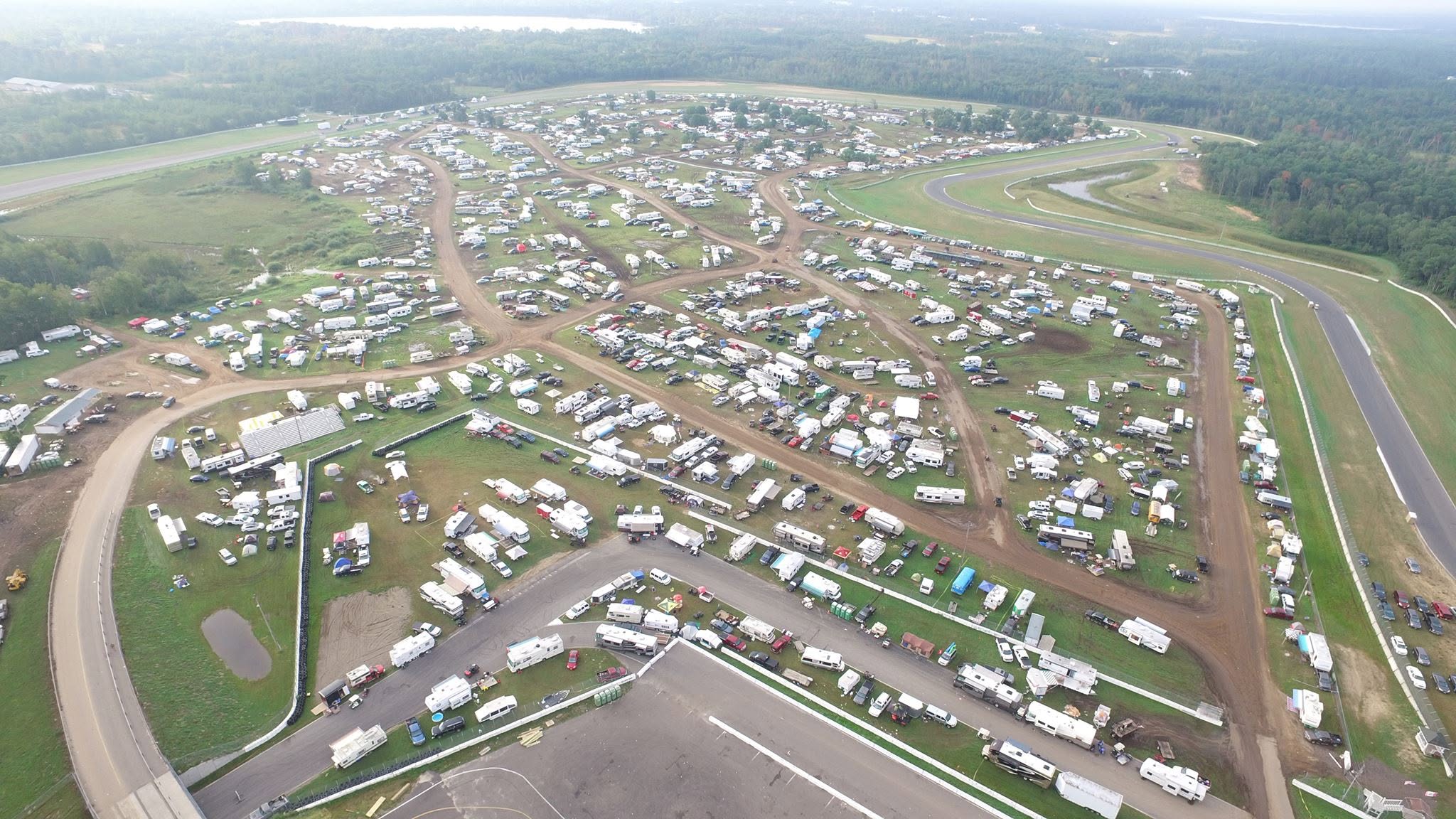 "The Zoo" Campground at BIR / Photo Courtesy Brainerd International Raceway